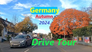 2024 Autumn drive tour in Germany  Bergstrasse [upl. by Bernita541]