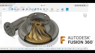 Centrifugal Pump and Its Impeller in Autodesk Fusion 360 [upl. by Mercola]