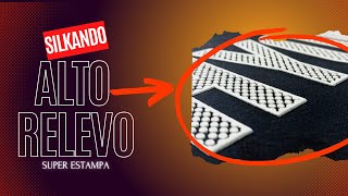 ⛔criando uma estampa de alto Relevo l VIVER DE SERIGRAFIAlacasadosilk [upl. by Ringsmuth]