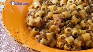 PASTA E LENTICCHIE VELOCE  Ricetta in 1 minuto [upl. by Natasha524]