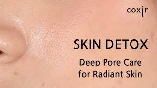 SKIN DETOX TRIO  coxir deep pore care for radiant skin skincare skindetox deeppore porecare [upl. by Nhojleahcim]