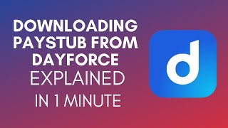 How To Download Paystub From Dayforce 2024 [upl. by Debera]