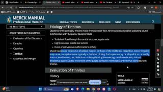 Otolaryngology ENT Overview Tinnitus [upl. by Nike770]