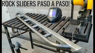 Cómo fabricar un set de ROCK SLIDERS Parte 1  How to build a set of Rock Sliders Part 1 [upl. by Abad]