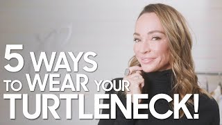 5 Ways to Wear Your Turtleneck [upl. by Sufur]