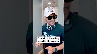 Frankie J blessing the BHD team with his vocals shorts [upl. by Verdha171]