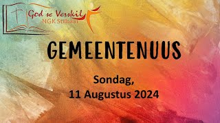 Gemeentenuus vir 11 Augustus 2024  Stilbaai NG Gemeente [upl. by Yahs964]