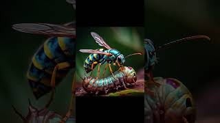 Braconid wasp youtube insects foryou animals natureinsects gardeningtool gardeningequipment [upl. by Daffodil]