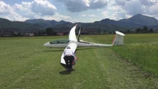 Arcus M engine start and self launch takeoff [upl. by Rairb369]