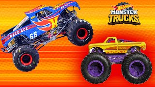 Hot Wheels Monster Truckes  SUPER MEGAMIX Coffin Dance Song COVER monstertrucks PART 10 [upl. by Anidualc]