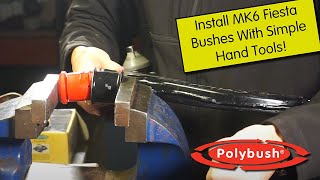 Polybush A Fiesta Mk6 Front Wishbone  40BU 40BL  Installation Guide [upl. by Atikihs302]