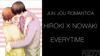 Jun Jou Romantica AMV  Everytime  Hiroki x Nowaki [upl. by Alrep]