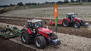 🇵🇱Pokazy Polowe Agropol Jarych🔥Massey Ferguson✔Agro Awuus✔ [upl. by Dorsy]