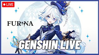 🔴AR60 Exploring New Area in Fontaine  Genshin Impact India  genshinimpact genshinimpactindia [upl. by Ebony]