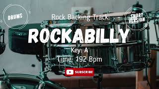 Rockabilly Drumless Backing Track Jam [upl. by Storer535]