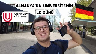 ALMANYADA BREMEN ÜNİVERSİTESİNDE İLK GÜNÜM Almanyada Yazılım Mühendisliği Okumak Informatik BoS [upl. by Zilevi]