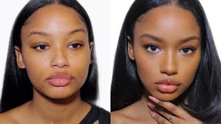 NO FOUNDATION Makeup Routine  Easy and Glowy Everyday Makeup [upl. by Merrilee]