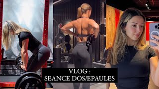 VLOG musculation seance dos epaules [upl. by Adnarb]