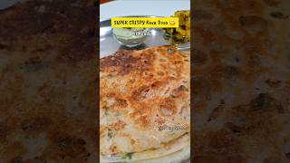 NoFuss 🤯 Crispy RAVA DOSA 🤯 from South India recipe 💯 Wait for end 😲 shorts trending recipe [upl. by Swerdna]