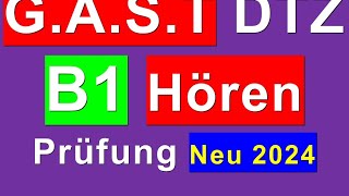 12 Prüfung B1  Neu 2024  GAST DTZ B1 Hören 14 [upl. by Nwahs287]