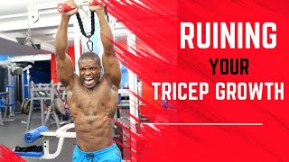 3 WORST Tricep Exercises to AVOID if you want Tricep GROWTH [upl. by Eahsel83]