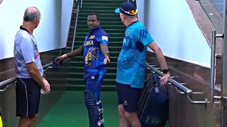 Angelo Mathews fights with Bangladesh coach Allan Donald after given out on TIMED OUT  BANvsSL [upl. by Nerro]