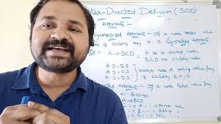 Syntax directed definitionSDD in compier designTypes of attributesTypes of SDD [upl. by Nosde]