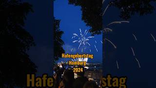 Hafengeburtstag Hamburg 😍 hamburg feuerwerk fireworksvuurwerk fyp shorts foryou [upl. by Aihsein]