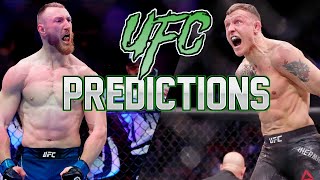 UFC Fight Night Hermansson vs Pyfer Predictions [upl. by Ardelle519]