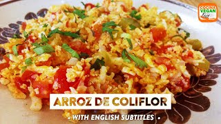 Arroz de coliflor  Cocina Vegan Fast [upl. by Atsirtal]