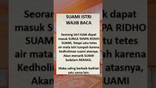 Suami istri wajib bacashorts short quotes story status [upl. by Winifred]