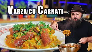 Varza Calita   Varza Murata   cu Carnati de Oaie Afumati si Slanina de Mangalita  Arvunescu [upl. by Gladys]