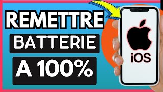 Comment Remettre Sa Batterie A 100 Iphone Très Facile [upl. by Nevil815]