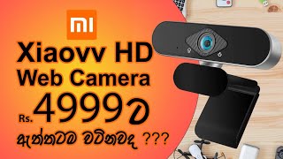 Xiaomi Xiaovv HD Web Camera 720p Unboxing amp Quick Review [upl. by Odlabu]