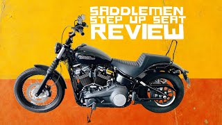 Harley Softail Street Bob  Saddlemen Step up  First impressions [upl. by Retseh]