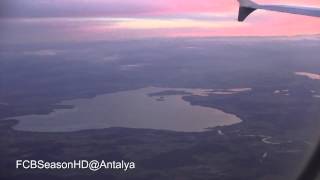 Flug von München nach Antalya und wieder Zurück  Corendon Airlines und Lufthansa 2014 HD [upl. by Nirmak]