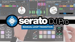 How To Mix Between Different Genres Manual Loop Method  Serato DJ Pro Tricks [upl. by Aierdna]