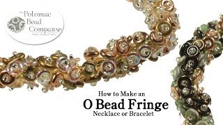 O Bead Fringe Necklace or Bracelet [upl. by Owiat]