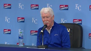 John Sherman talks ahead of Royals Opening Day [upl. by Aihsyt]