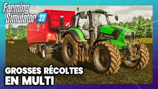 Grosses Récoltes et basta pour Farming Simulator 22 Hof Bergmann  Hangar à Grain MA7 [upl. by Esaele656]