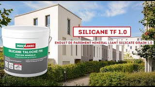 Lenduit de parement minéral liant silicate grain 10 SILICANE TF 10 [upl. by Nolyar]