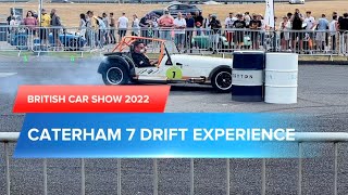 BRITISH MOTOR SHOWCATERHAM DRIFT EXPERIENCE 2022motorshow2022 caterham [upl. by Paquito991]