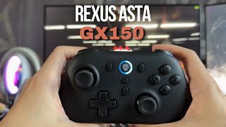 Murah Meriah Polling Rate 1000 Hz Circularity 0 Persen Review Gamepad Rexus Asta GX150 [upl. by Rybma462]