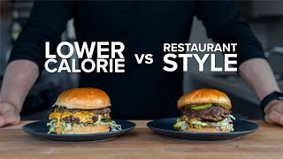 How to make a Lower Calorie Smash Burger that still tastes good [upl. by Placeeda156]