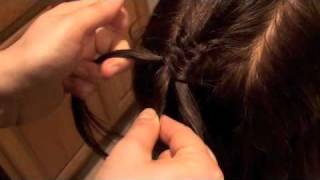 COSMETOLOGY Braiding 34 Wheat Braid 3 strand unique style [upl. by Ainesell]