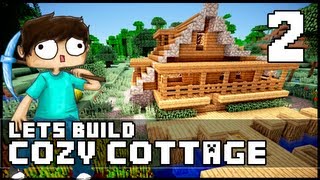 Minecraft How To Build a Cozy Cottage  Part 2 [upl. by Nosmas944]