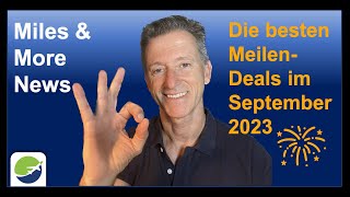 Deine Miles amp More Vorteile im September 2023 🤩 milesandmore lufthansa [upl. by Aiuqet]