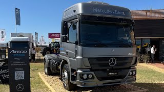 MercedesBenz Camiones y Buses Arocs tracción 8x4 y modelos de producción nacional en Expoagro 2024 [upl. by Gracia65]