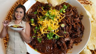 My Ultimate Favorite CHILI CON CARNE amp BEANS  Chuck Roast Chili [upl. by Aelber]