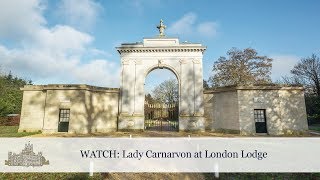 Lady Carnarvon at London Lodge [upl. by Cynera]